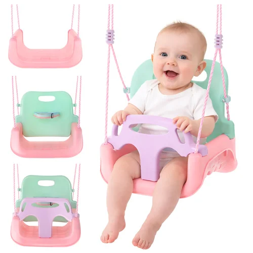 Kruzzel 3-in-1 vaikų supynės, iki 30 kg image 1