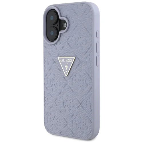 Guess Hot Stamp 4G dėklas iPhone 16, purpurinis image 2
