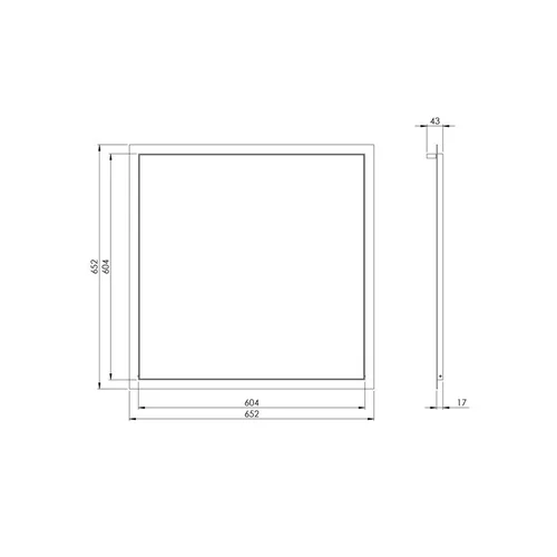 Europlast RLR6060 revizinės durelės 60 x 60 cm image 2