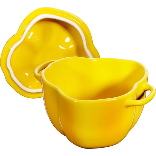 STAUB Mini cocotte paprikos formos, 0,45 l, geltona image 2