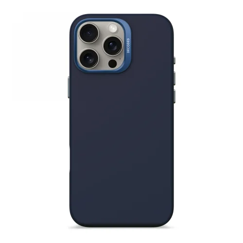 Decoded silikoninis MagSafe dėklas iPhone 16 Pro Max, tamsiai mėlynas image 1
