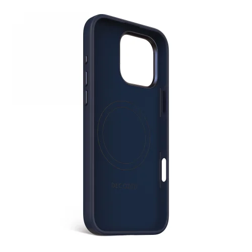 Decoded silikoninis MagSafe dėklas iPhone 16 Pro Max, tamsiai mėlynas image 3