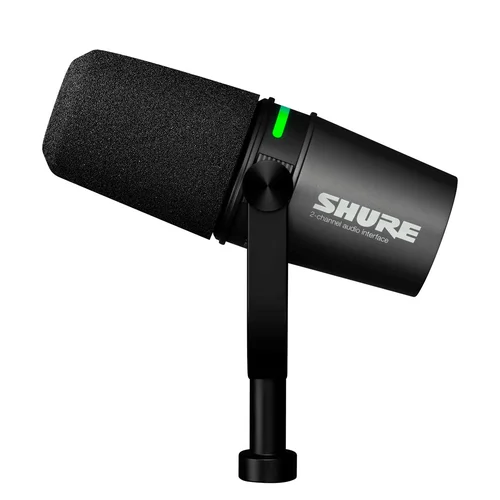 Shure MV7i mikrofonas ir sąsaja image 3