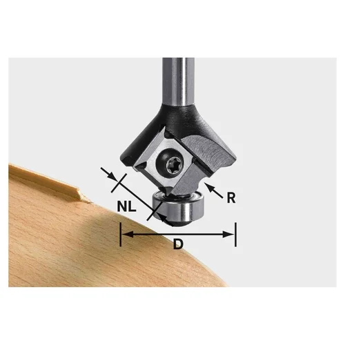 Festool S8 HW R1 D28 KL12,7 MFK (499811) Suapvalinimo freza image 2