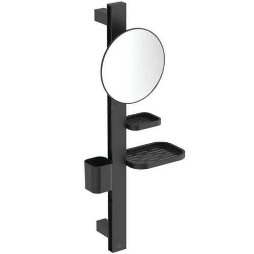 Ideal Standard ALU+ dušo stovas su veidrodžiu, juodas matinis image 1
