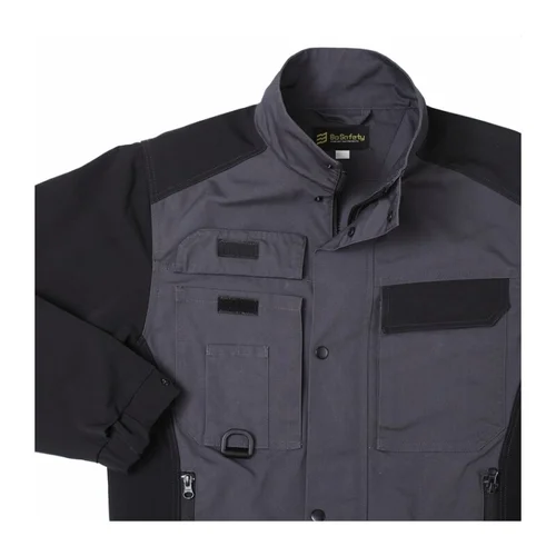 BoSafety Švarkas JK-FUSION-2602 su tampriomis detalėmis, Pilkas/Juodas, 64 image 3