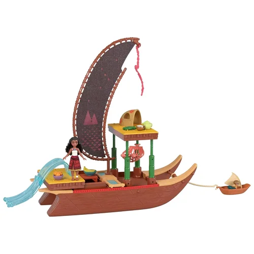 Mattel Disney Moana 2 rinkinys ZA6702 – kanoja ir lėlė image 2