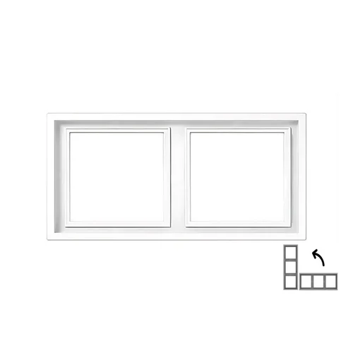 LIREGUS MODERN dvivietis rėmelis, matinė balta image 2