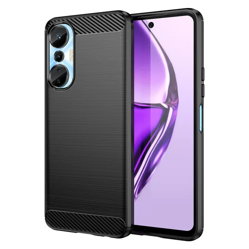Infinix Hot 20S Carbon Case juodas TPU dėklas image 1