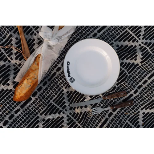 PETROMAX emaliuotos plieno lėkštės, baltos, 2 vnt, 26 cm image 2