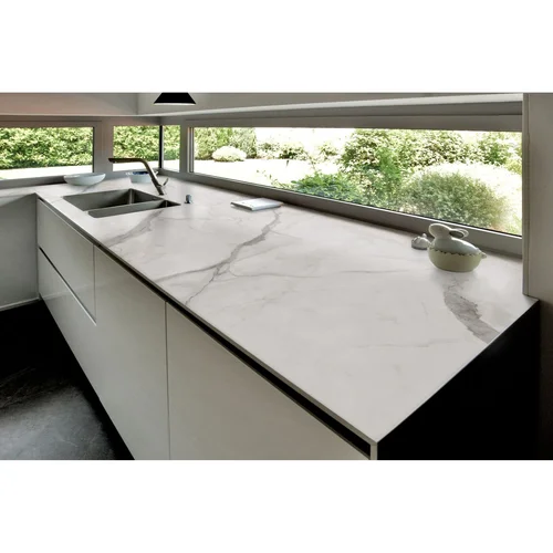 Kvarco plokštė LAMINAM Natural Bianco Statuario, 100x300 cm image 2