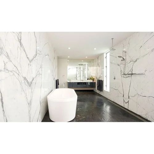Kvarco plokštė LAMINAM Natural Bianco Statuario, 100x300 cm image 3