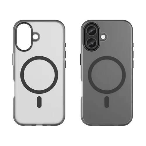 Magnetinis abrazivinis iPhone 17 dėklas, matinė juoda image 2