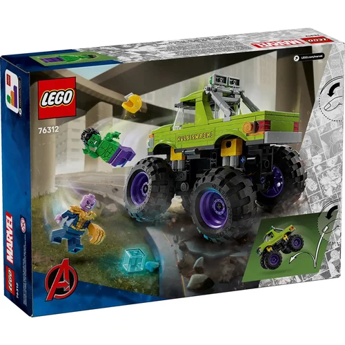 LEGO Marvel 76312 Hulk sunkvežimis prieš Thanosą image 2