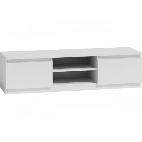 Topeshop RTV140 BIEL TV stovas, 2 lentynos image 3