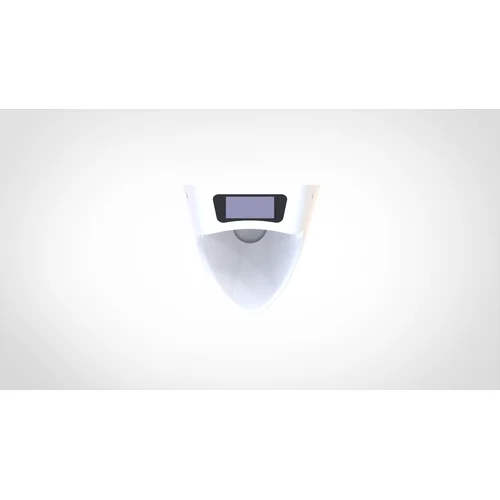 URIMAT eco video pisuaras be vandens su LED ekranu, balta image 3