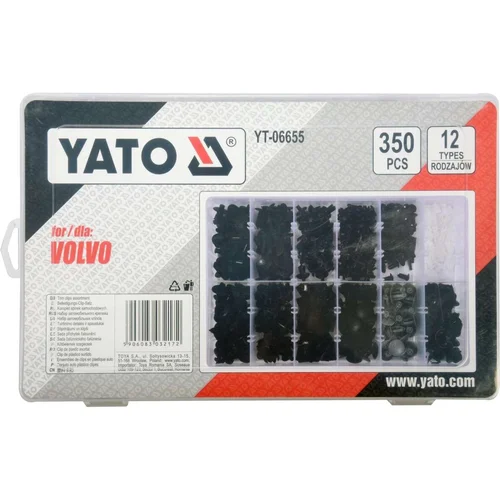 YATO Volvo automobilio laikiklių rinkinys (350 VNT) image 2