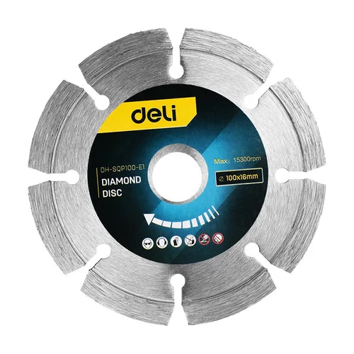 Deli Tools EDH-SQP100-E1 deimantinis diskas 100 × 16 mm image 2