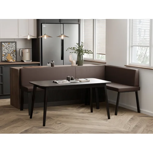 Virtuvinis kampas MONO Y 142 × 196 cm, Soft 30 rudas, dešininis image 2