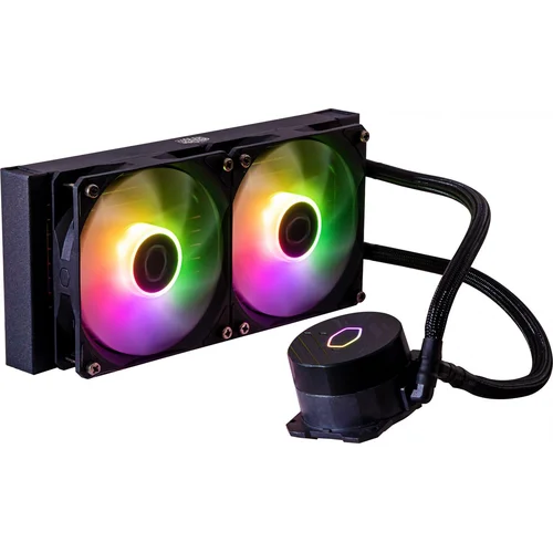Cooler Master MasterLiquid 240L Core ARGB, 12 cm, juodas image 1