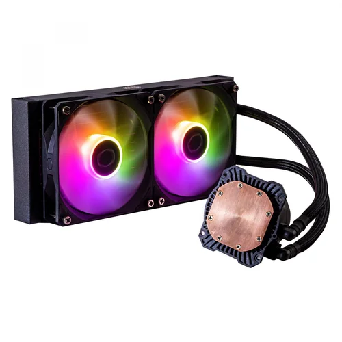 Cooler Master MasterLiquid 240L Core ARGB, 12 cm, juodas image 2