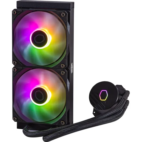 Cooler Master MasterLiquid 240L Core ARGB, 12 cm, juodas image 3