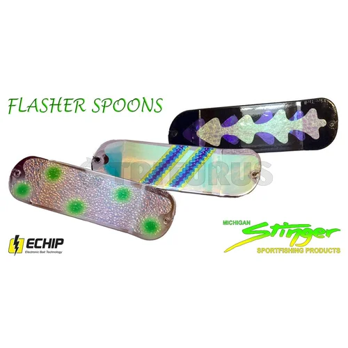 Michigan Stinger Flasher Spoons PC854 PIG PEN 1, 200 mm image 2