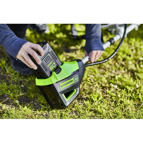 GREENWORKS GD60BCB STYGINĖ ŽOLIAPJOVĖ (60V be akumuliatoriaus ir kroviklio) image 2