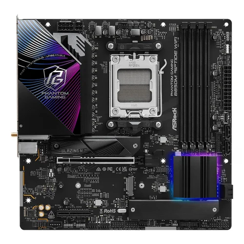 Asrock Phantom Gaming B850M Riptide WiFi AM5 motininė plokštė image 3