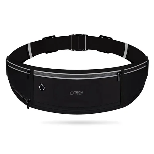 Tech-Protect M3 sportinė juosmens rankinė, juoda image 1
