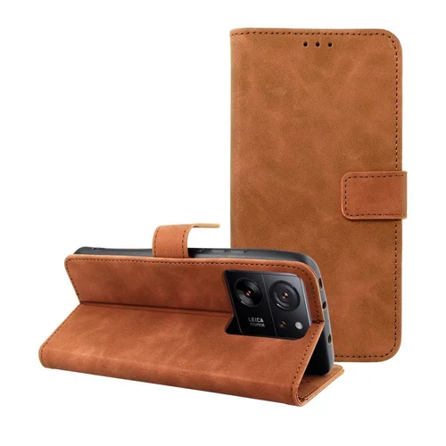 TENDER Xiaomi 13T knygų dėklas, rudas image 1
