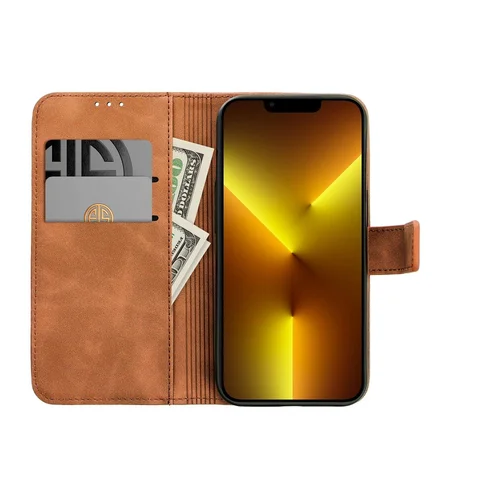 TENDER Xiaomi 13T knygų dėklas, rudas image 2
