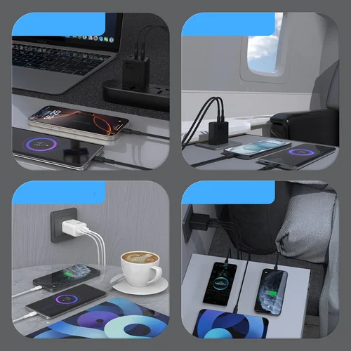 Dudao A29C GaN 65W įkroviklis, 2x USB-C/USB-A image 3