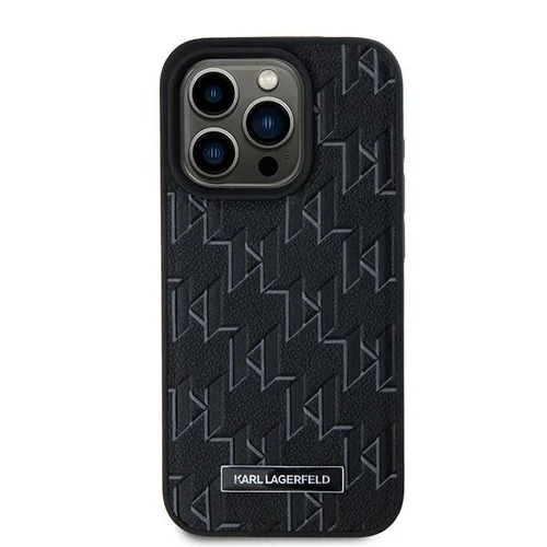 Karl Lagerfeld odinis dėklas iPhone 15 Pro Max, juodas image 3