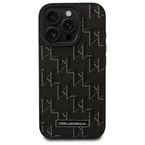 Karl Lagerfeld Oda Monograma MagSafe dėklas iPhone 16 Pro, juodas image 3