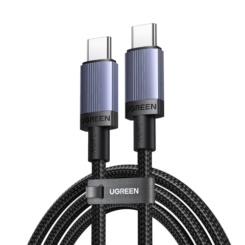Ugreen USB-C į USB-C PD kabelis 240 W, 3 m, juodas image 1