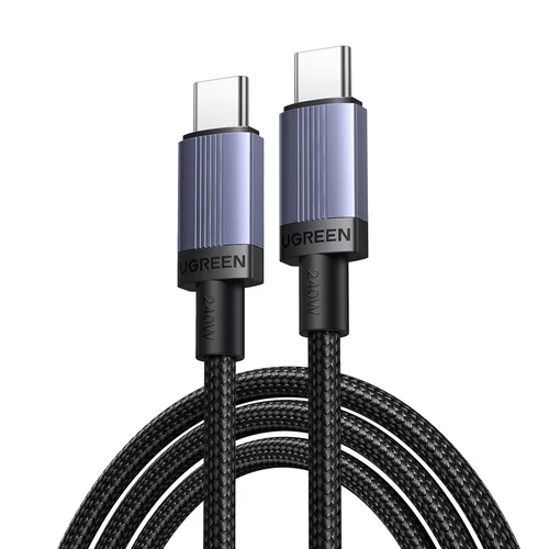 Ugreen USB-C į USB-C PD kabelis 240 W, 3 m, juodas image 2