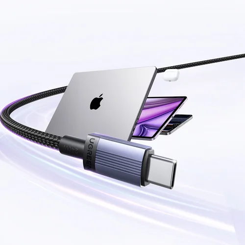 Ugreen USB-C į USB-C PD kabelis 240 W, 3 m, juodas image 3