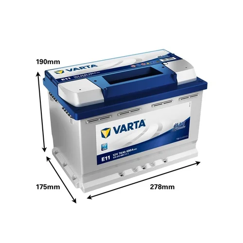 Varta BD E11 74 Ah 12 V image 2