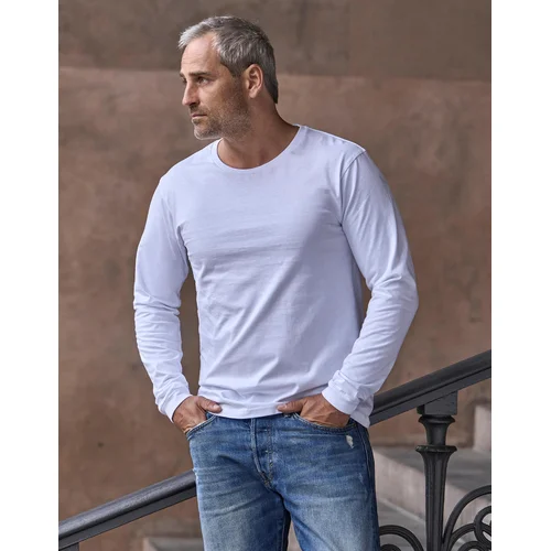 Tee Jays 8007 vyriški marškinėliai ilgomis rankovėmis 4XL Juoda image 2