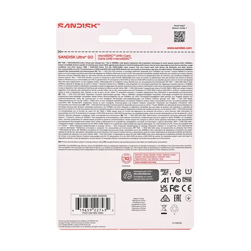 SanDisk Ultra GO 128 GB MicroSDXC UHS-I image 3