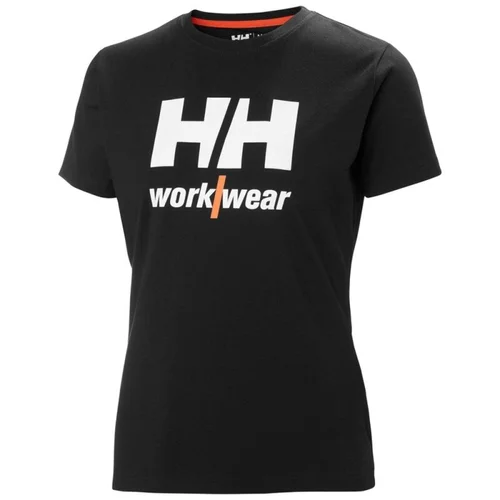 Moteriški marškinėliai HELLY HANSEN Logo T-Shirt, juodi - XL image 1