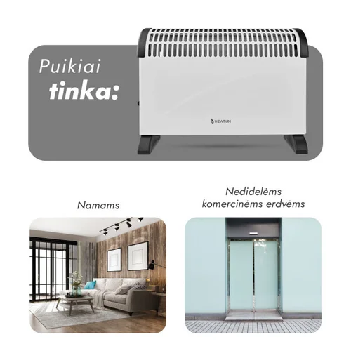 Heatum THERMA H2000 2000 W Balta image 3