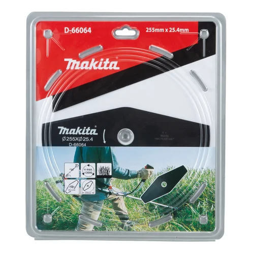 Makita D-66064 2-ašmenų krūmapjovės peilis 255x25,4 mm image 2