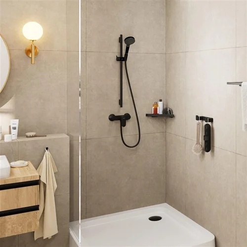 Hansgrohe Vario EcoSmart 26423670 dušo komplektas, juoda image 3