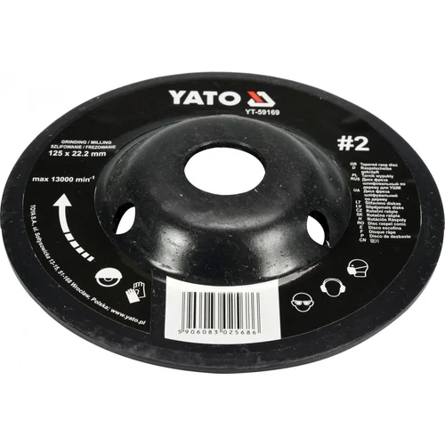 Yato frezos diskas 125 mm Nr. 2 image 1
