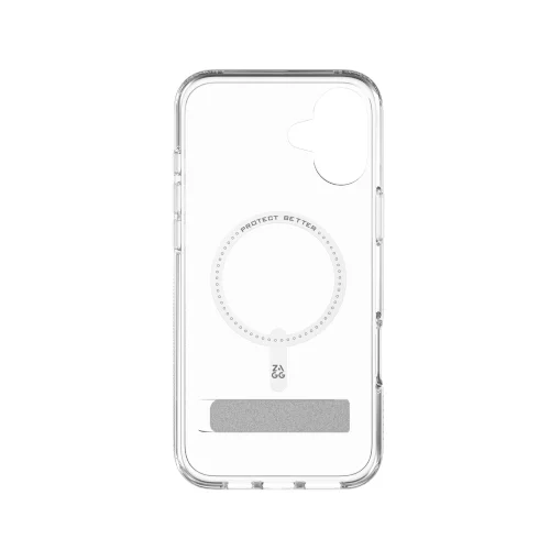 ZAGG Crystal Palace Snap Kickstand dėklas iPhone 16 Plus, skaidrus image 2