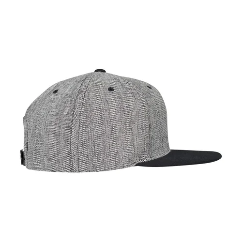 Kepuraitė Flexfit 6089MS su snapeliu – Vieno dydžio, Black Melange/Black image 2