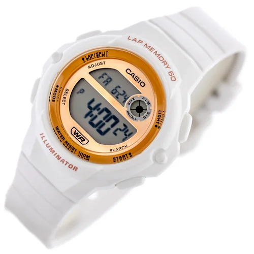 CASIO LWS-1200H-7A2 moteriškas laikrodis, baltas image 1