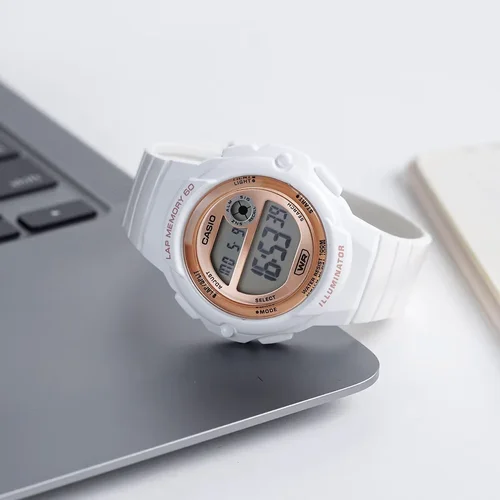 CASIO LWS-1200H-7A2 moteriškas laikrodis, baltas image 2